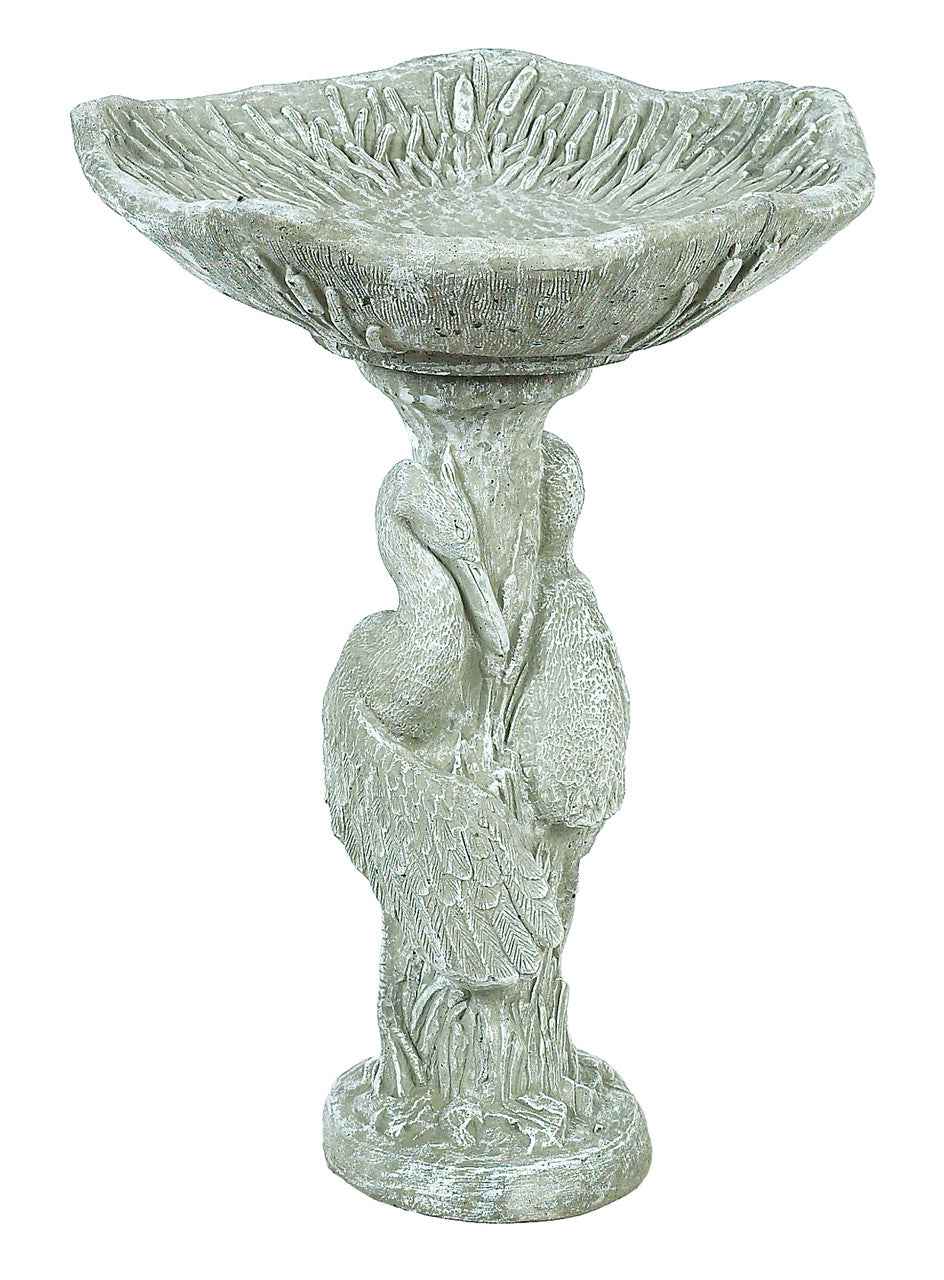 Egret Birdbath