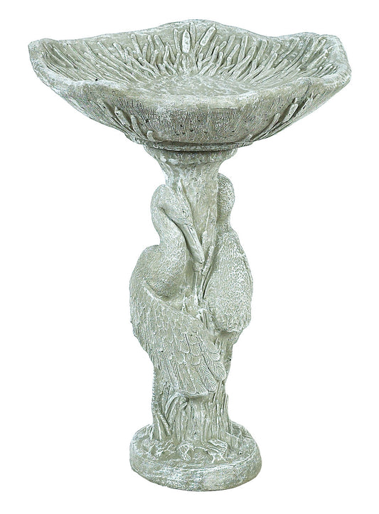 Egret Birdbath