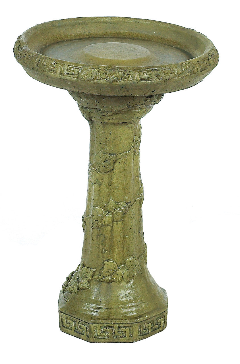 Winding Ivy Birdbath