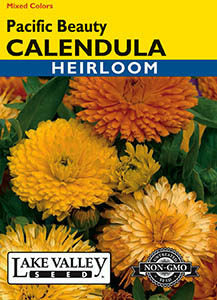 CALENDULA PACIFIC BEAUTY MIXED COLORS  HEIRLOOM