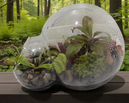 Carnivorous Growarium Glass Terrarium