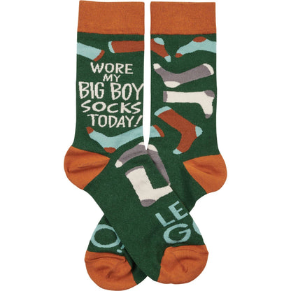 Wore My Big Boy Socks Today Socks