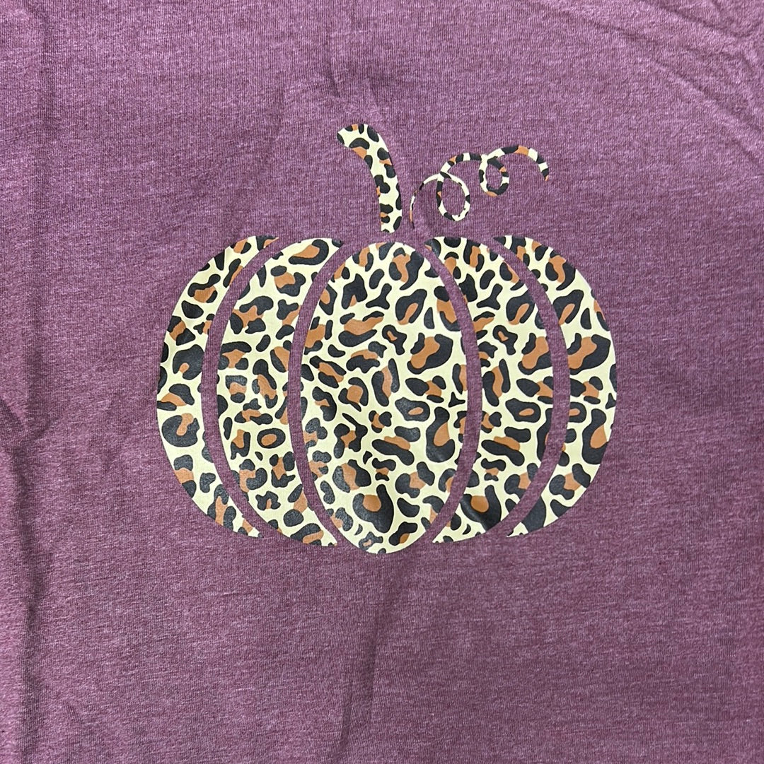 Fall Cheetah Pumpkin T-Shirt
