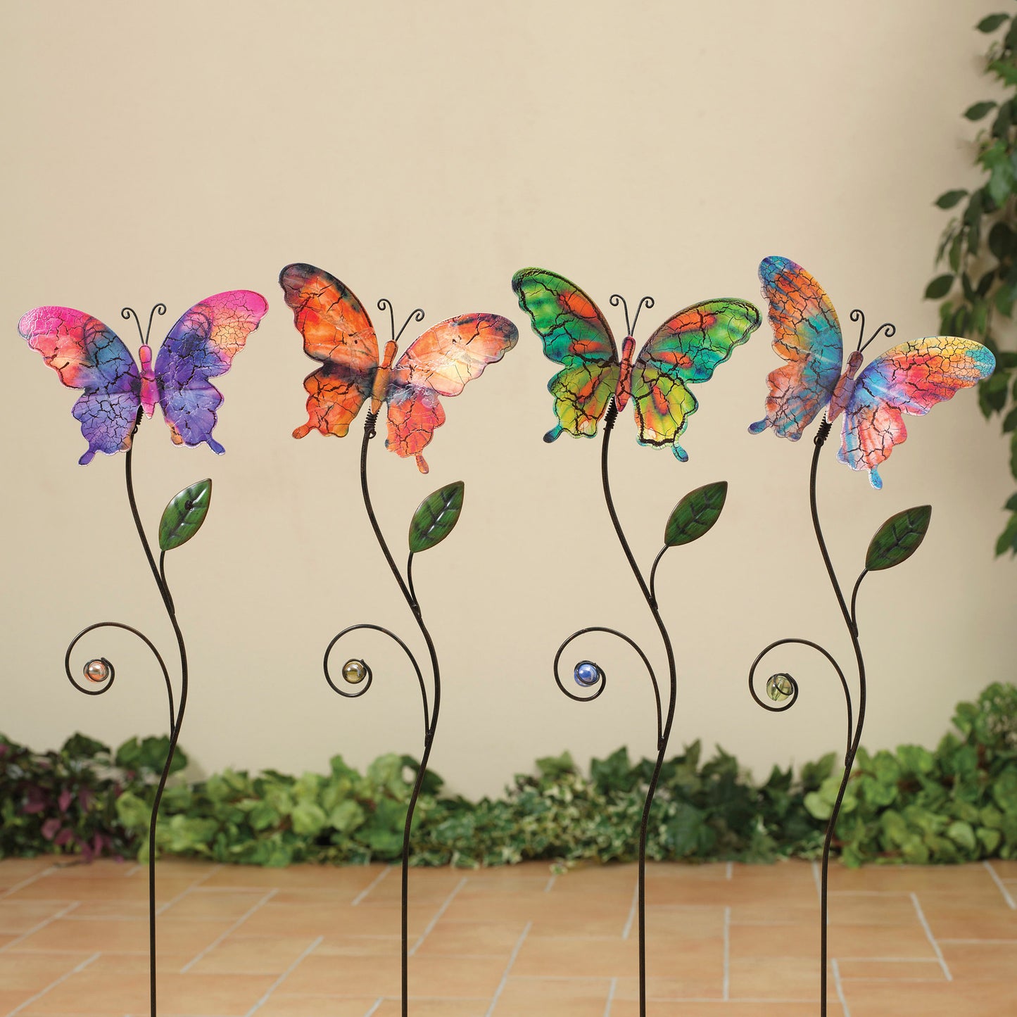 Metal Butterfly Yard Stake