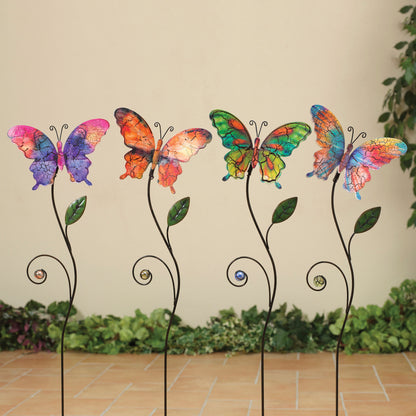 Metal Butterfly Yard Stake