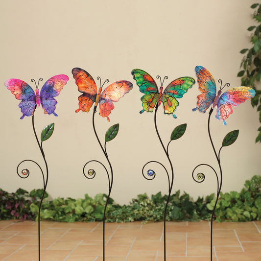 Metal Butterfly Yard Stake