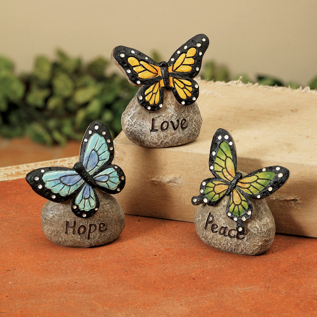 Resin Butterfly on Message