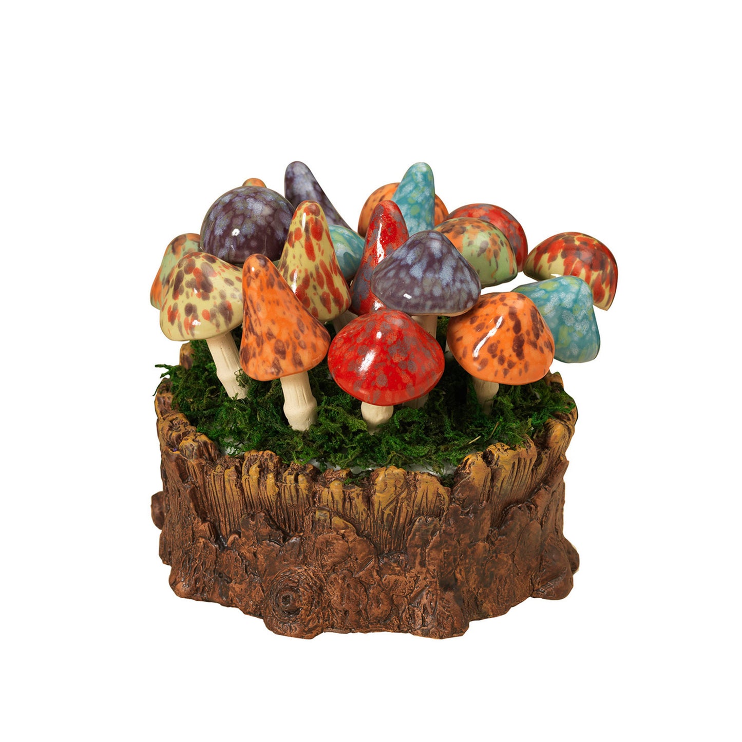 Terra Cotta Mushroom Stake