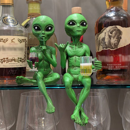 Party Alien Shelf Sitters 10" tall Figurine