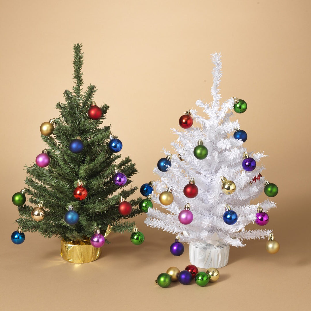 18"H Christmas Tree with 20 Ornaments