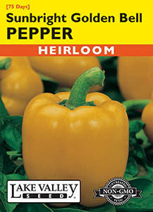 PEPPER SWEET SUNBRIGHT GOLDEN BELL  HEIRLOOM