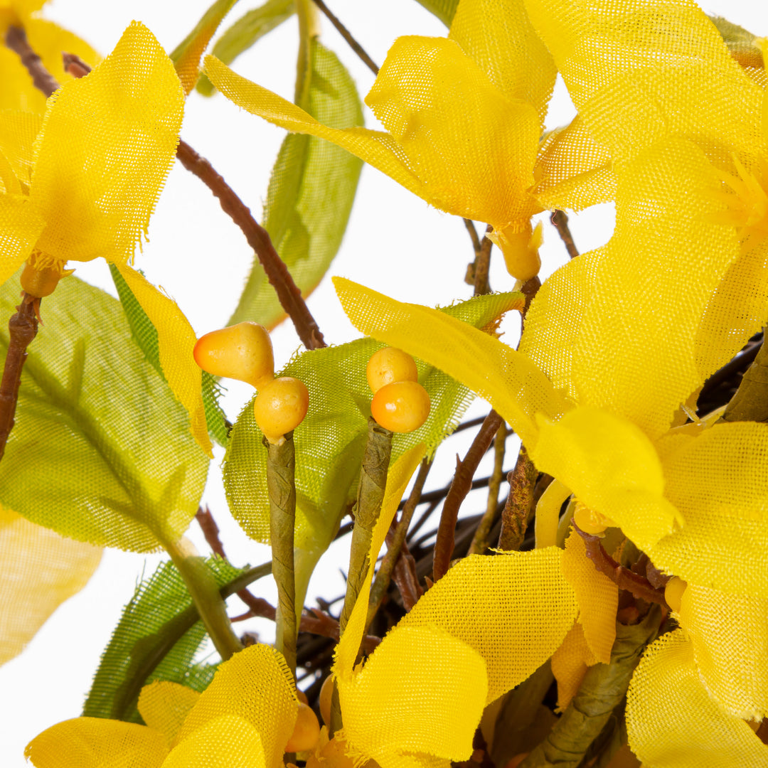 Natural Twig Forsythia Wreath