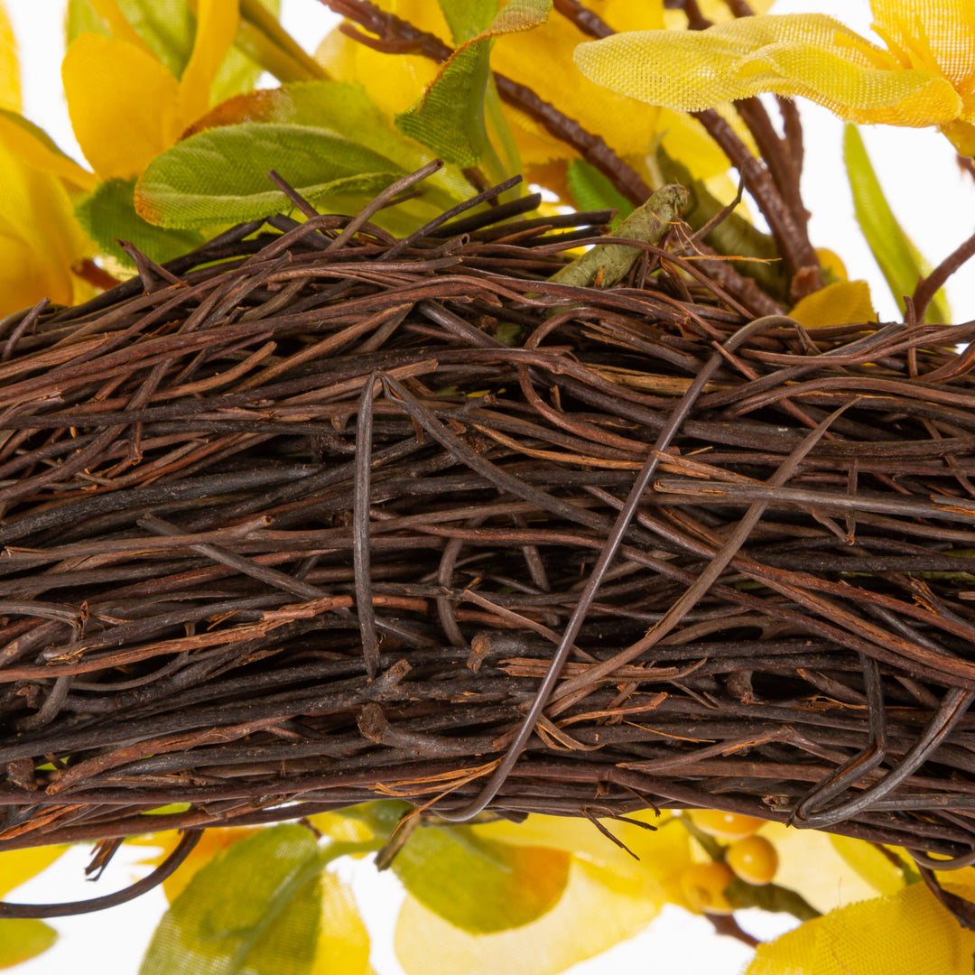 Natural Twig Forsythia Wreath