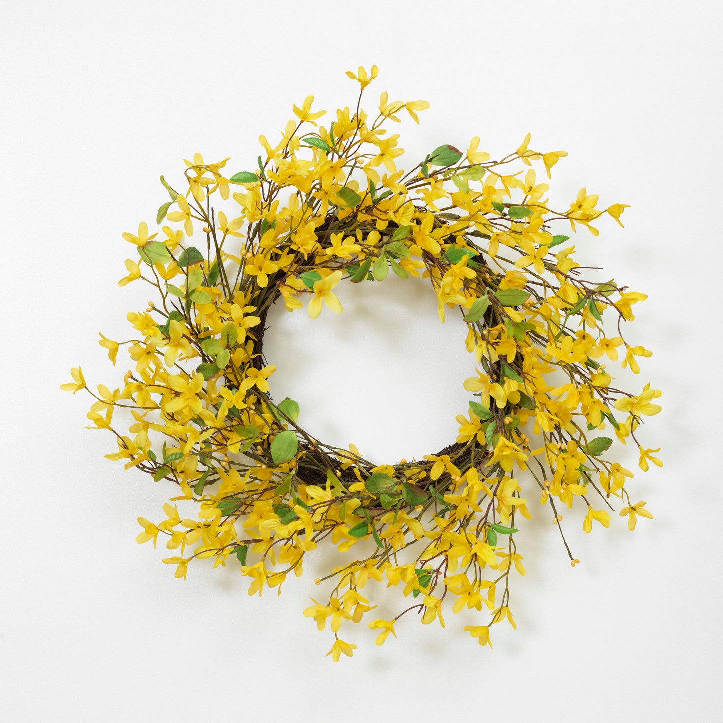 Natural Twig Forsythia Wreath
