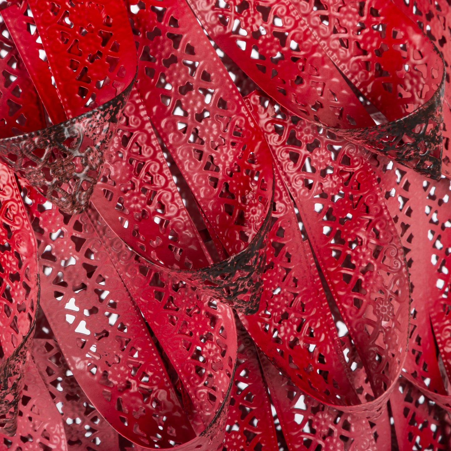 31.89"H Metal Flamingo Figurine