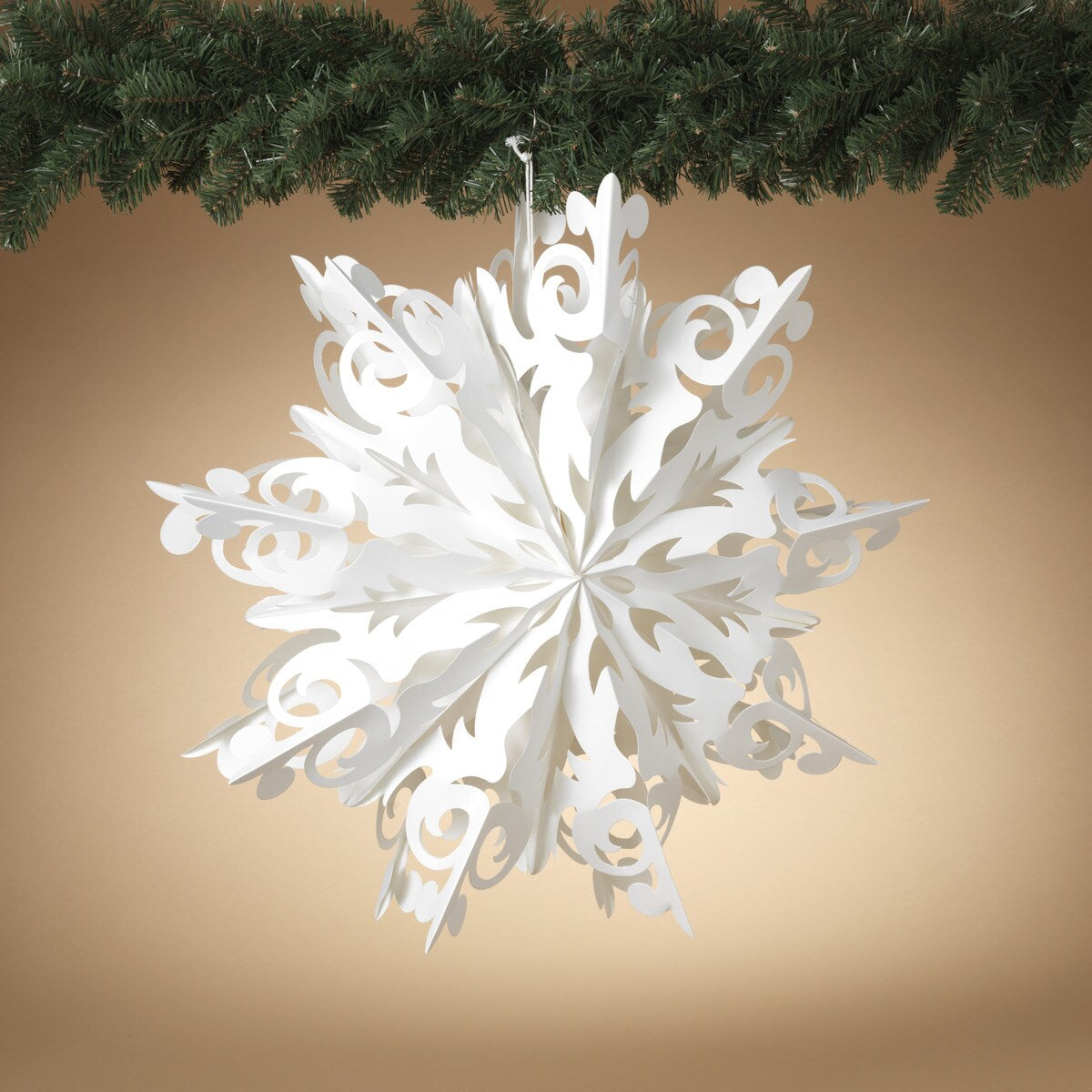 25"L Paper Snowflake Ornament