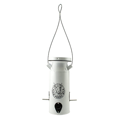 Milk Can Seed Feeder