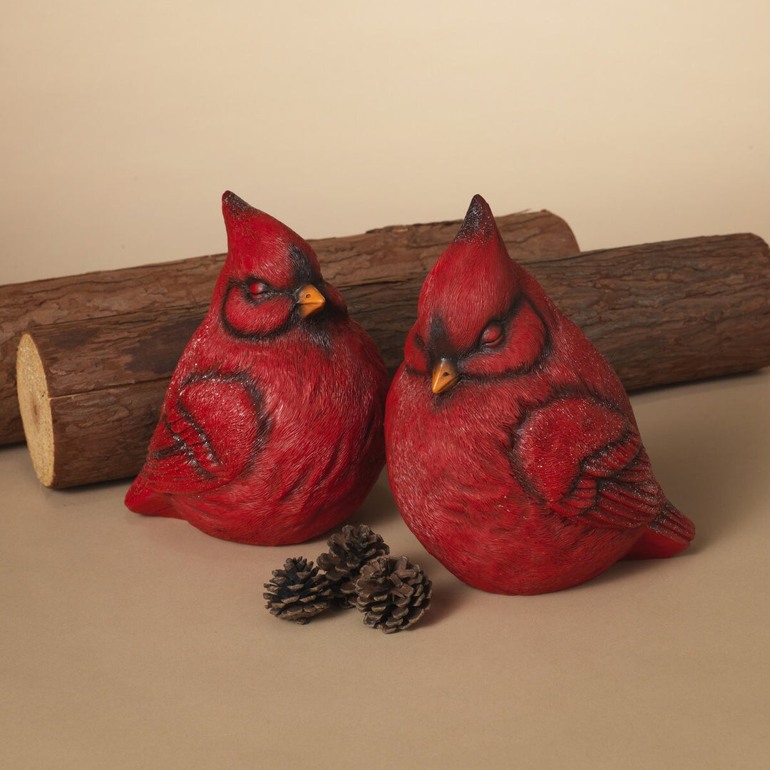 7.4"H Resin Sleeping Cardinal Figurine