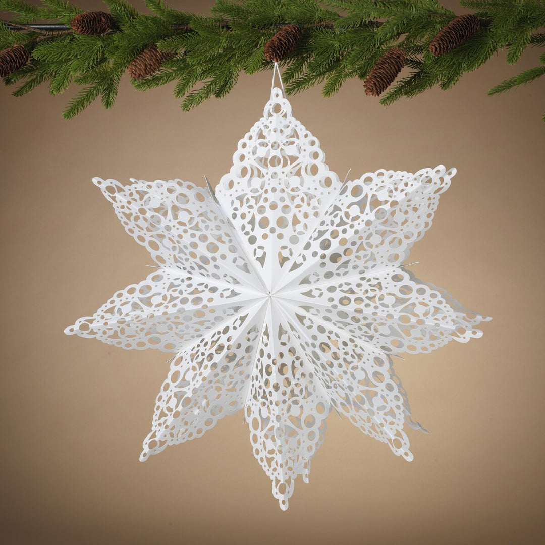 26"H Paper Snowflake Ornament