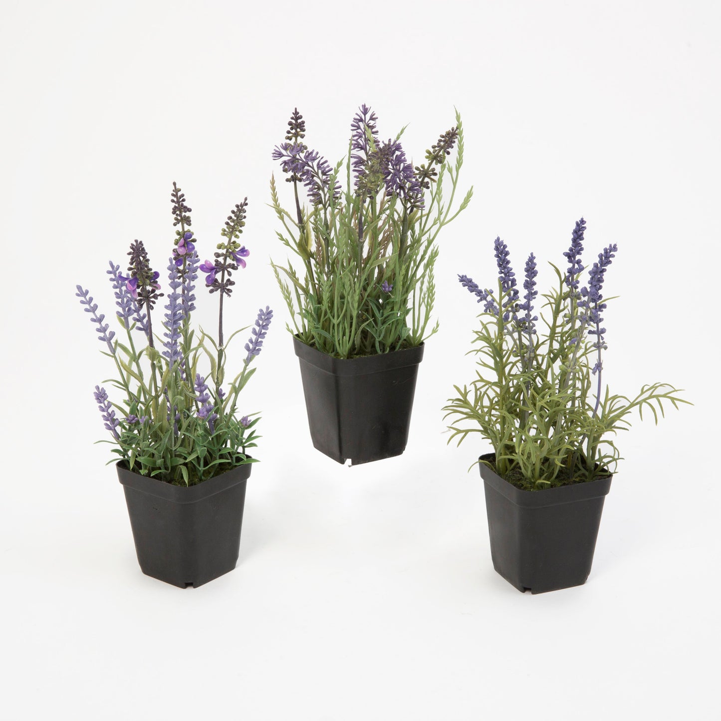 9"H Artificial Potted Lavender