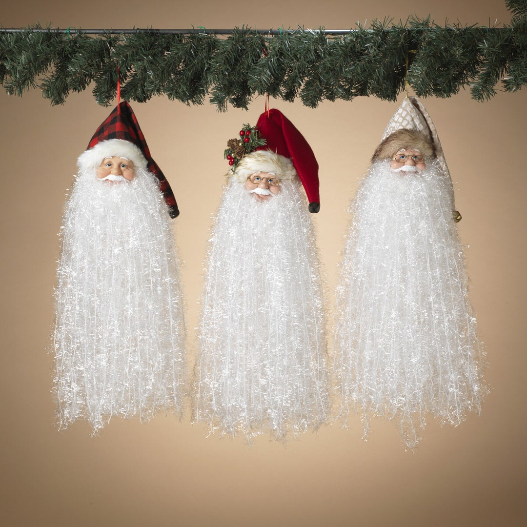 24"L Bearded Santa Hanging Ornament