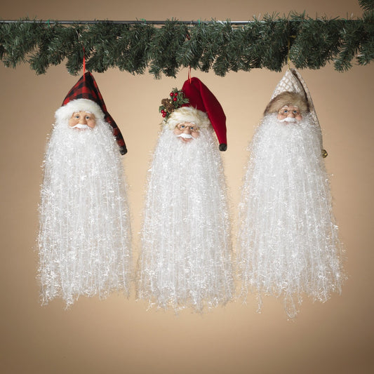 24"L Bearded Santa Hanging Ornament