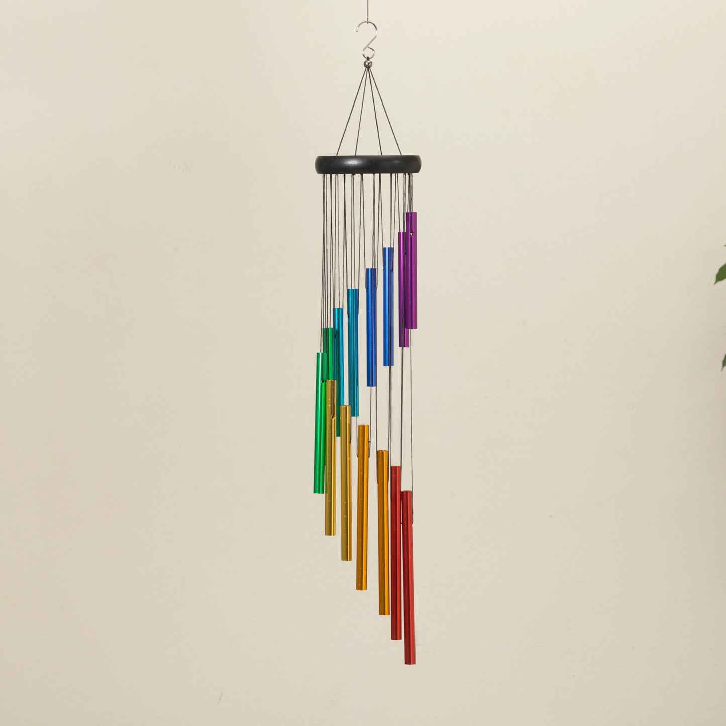 28.3"H Metal Rainbow Wind Chime