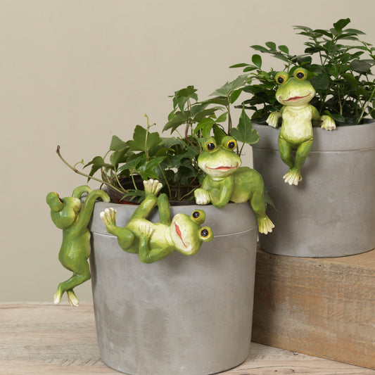 Resin Frog Pot Clinger