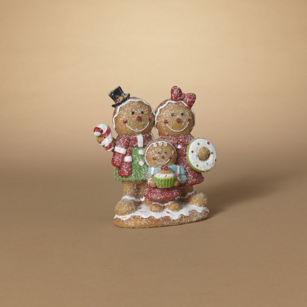 6.69"H Resin Gingerbread Family