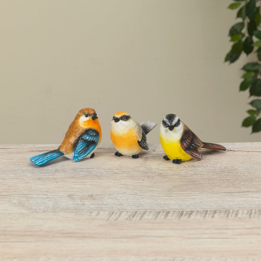 4.25"L Resin Bird