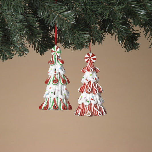 5"H Clay Dough Holiday Candy Tree Ornament