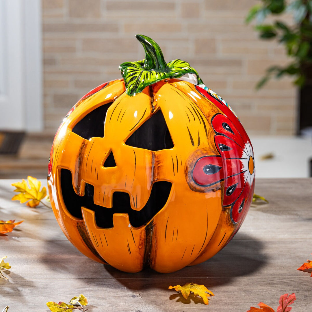 17"H Talavera Pumpkin