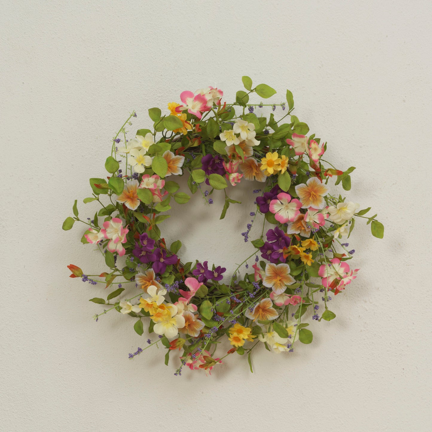 24"D Spring Flower Wreath
