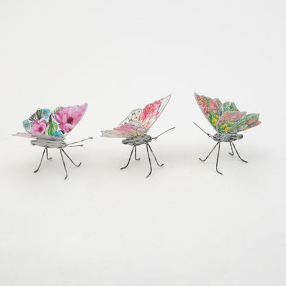 5"L Metal Butterfly