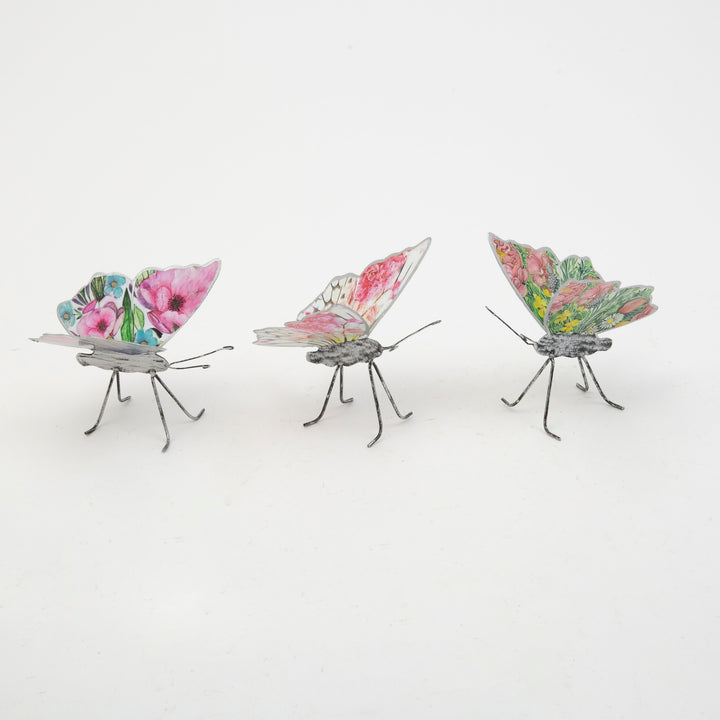 5"L Metal Butterfly