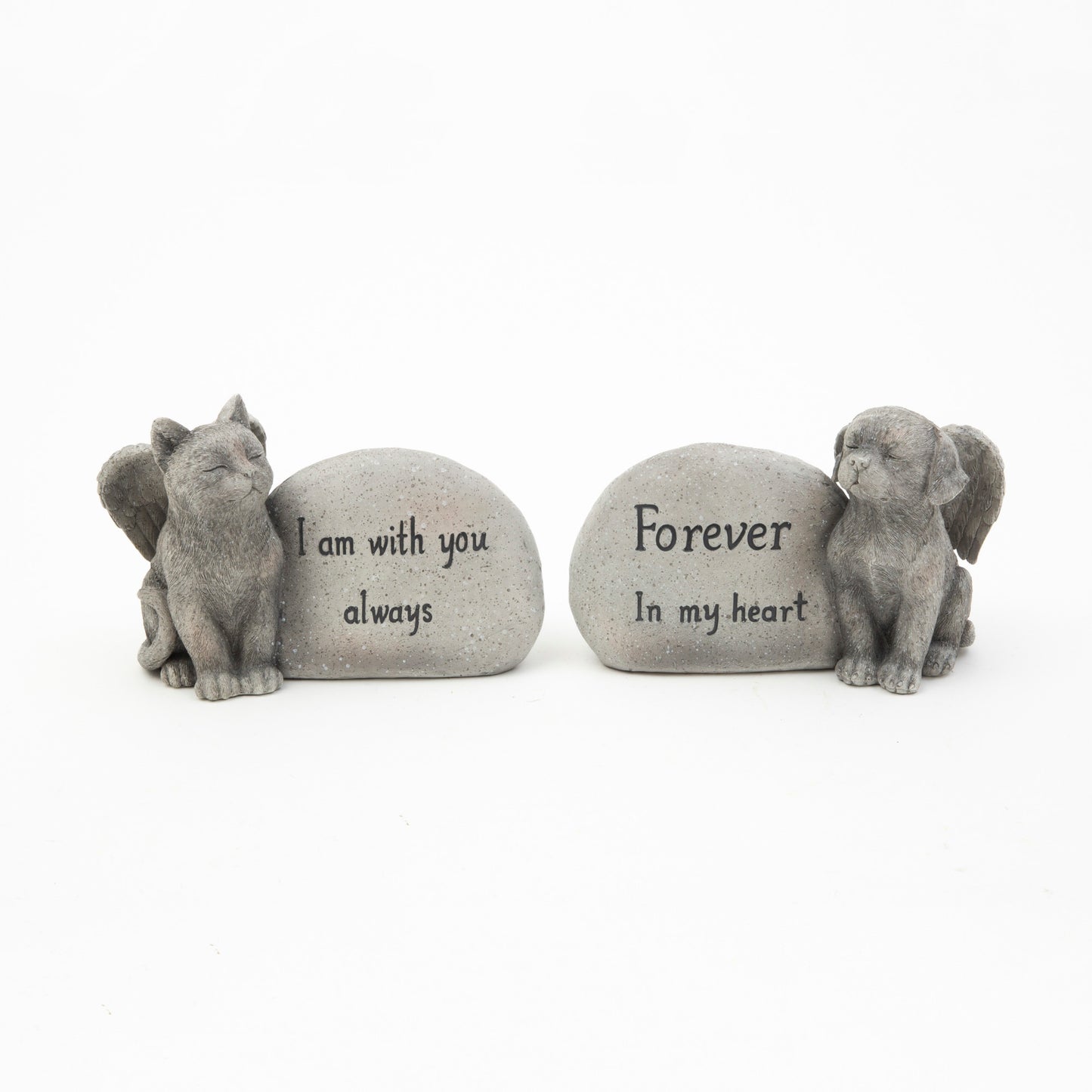 8.86"L Resign Dog or Cat Memorial Stone