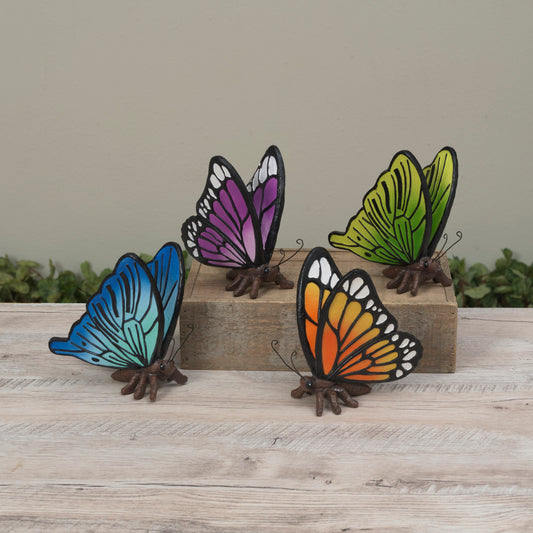 6.5"H Resin Butterfly