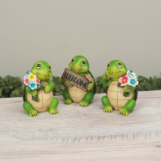 4.3"H Resin Turtle