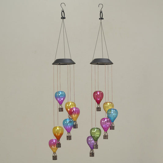 30"H Solar Lighted Hanging Balloons
