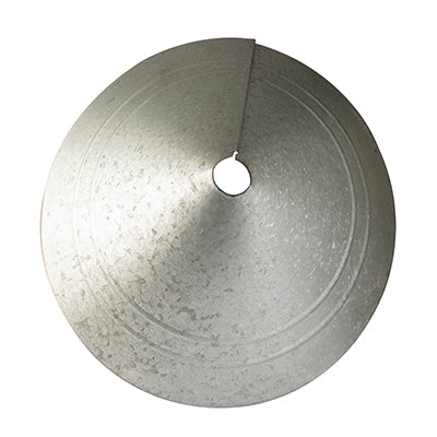 Rustic Farmhouse Squirrel-Resistant Galvanized Baffle