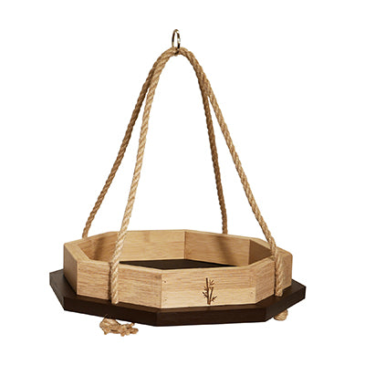 Ultimate Renewable BAMBOO Contemporary Octagon Platform Feeders