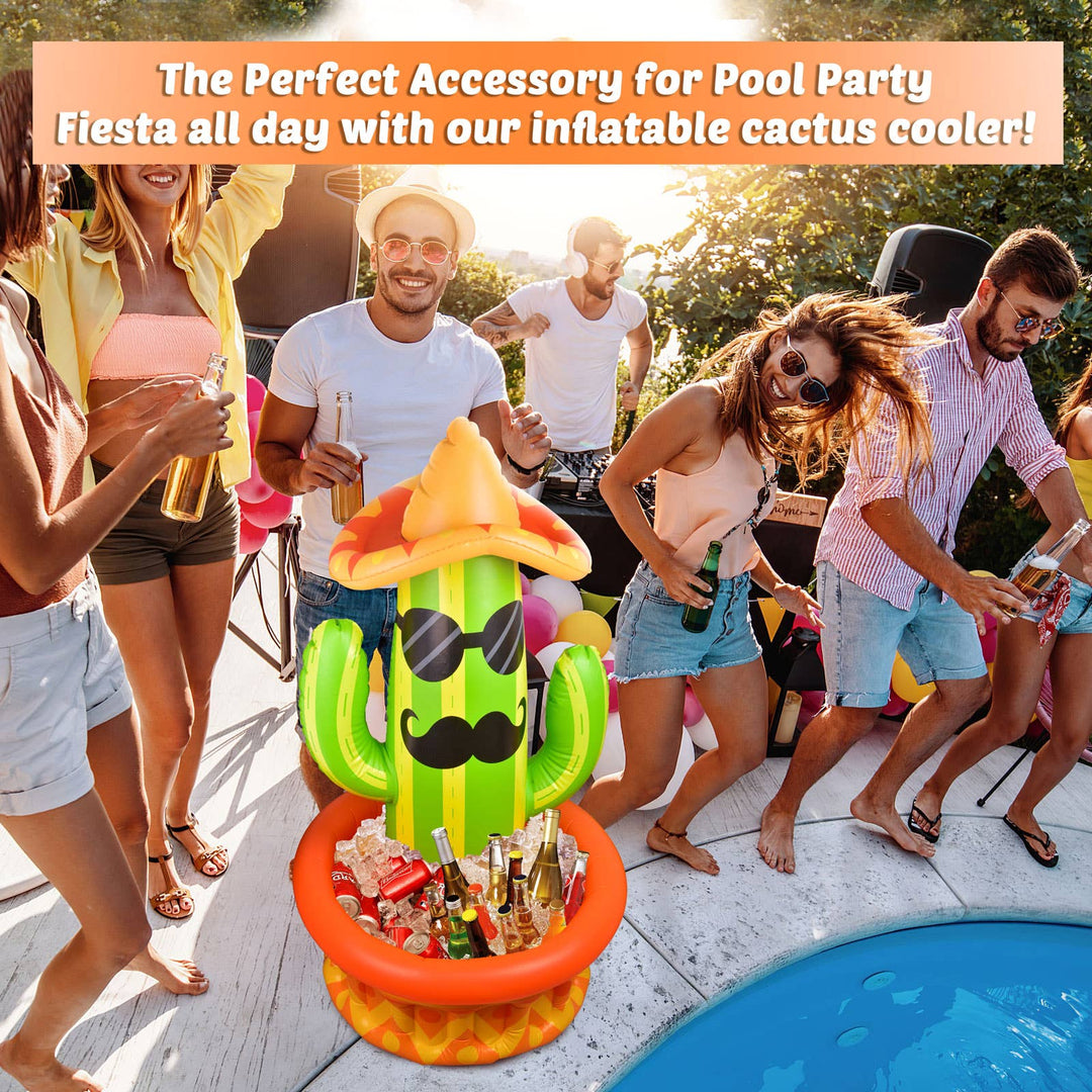 Cactus Inflatable Cooler, Pool Party Decor