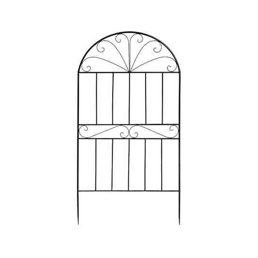 84" Metal Black Trellis