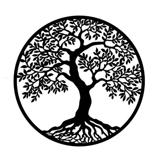 38.5" Metal Round Life Tree