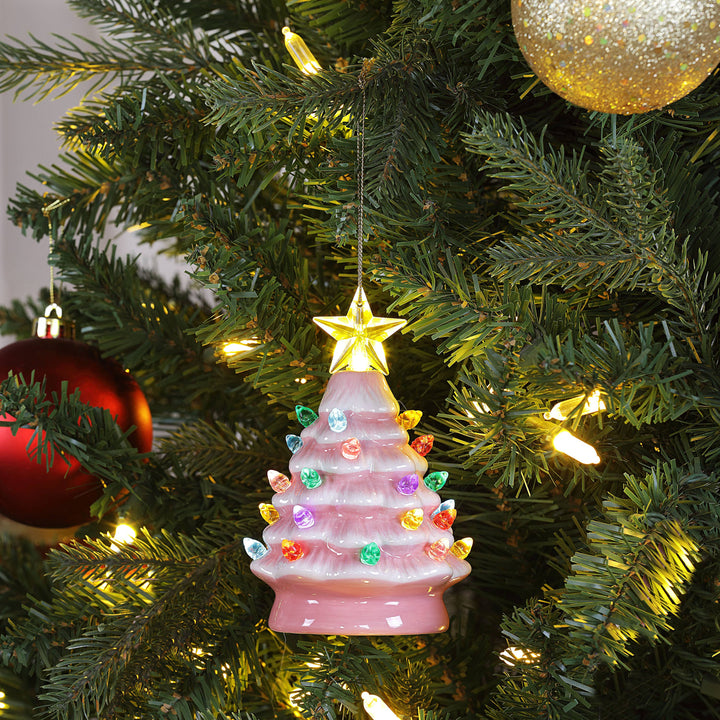 5" Nostalgic Tree - Pink