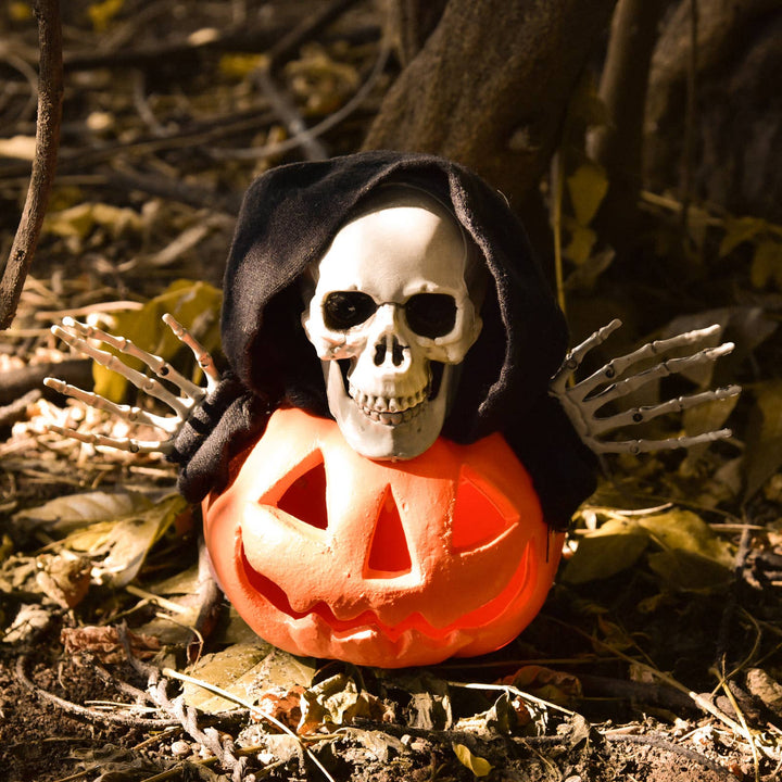 Halloween Skeleton Stakes Pumpkin Outdoor Decorations