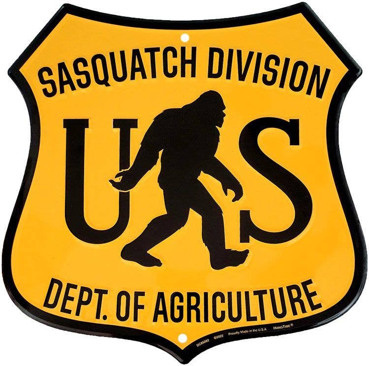 Sasquatch Division - 12'' Shield Sign