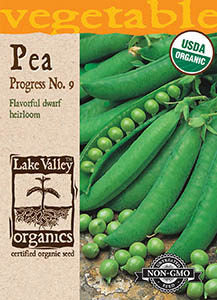 ORGANIC PEA PROGRESS NO. 9   HEIRLOOM