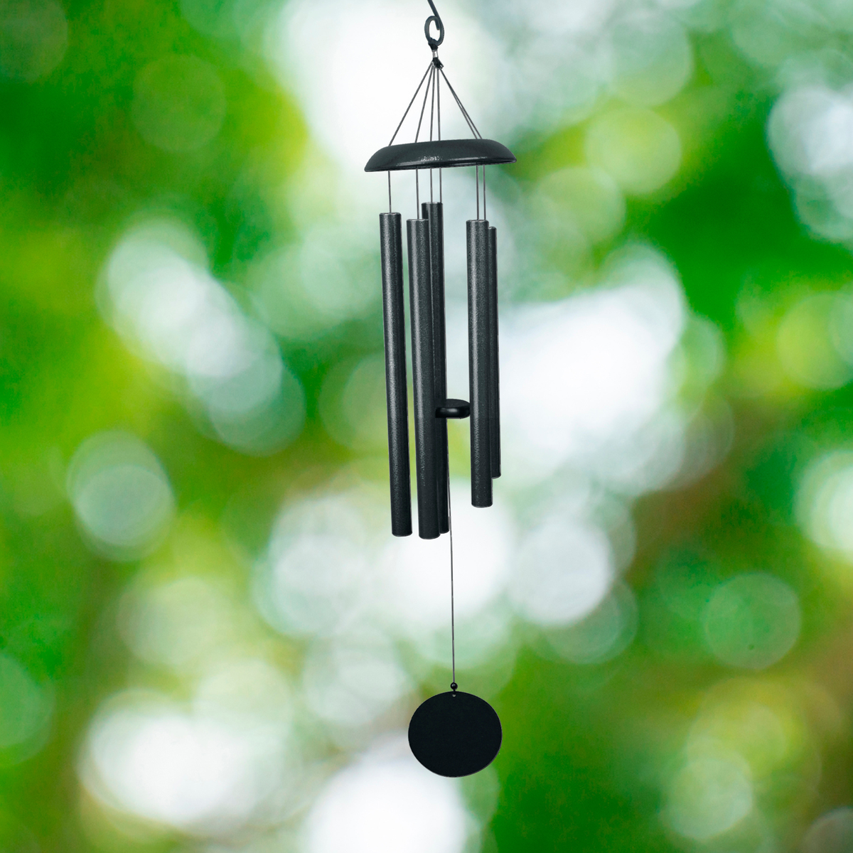 Black Canopy Wind Chime - 36"