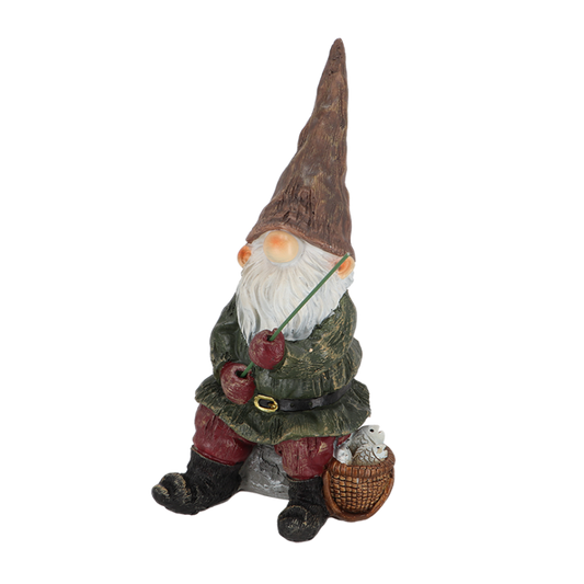 Resin Fishing Gnome